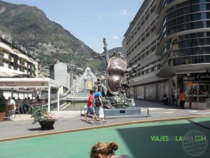 Reloj de Dalí en Andorra la Vella